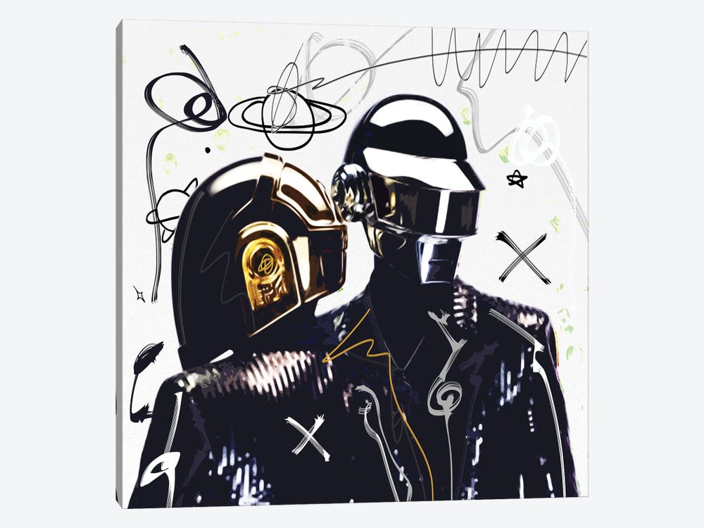 Daft Punk by Gabriel Cozzarelli 1-piece Art Print