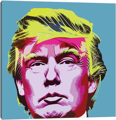 Trump Canvas Art Print - Gabriel Cozzarelli