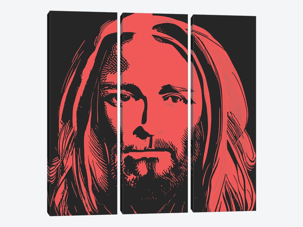 Jesus De Nazareth by Gabriel Cozzarelli 3-piece Canvas Art Print