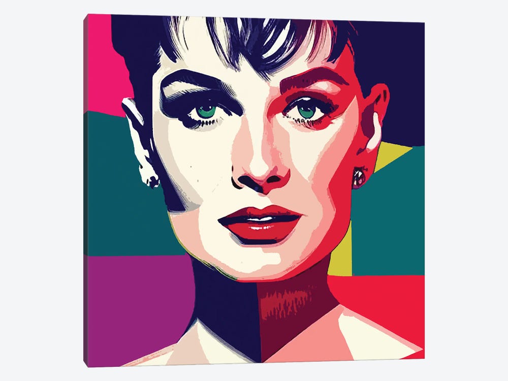 Audrey Hepburn II by Gabriel Cozzarelli 1-piece Canvas Art
