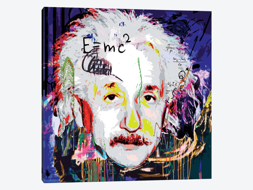 Einstein by Gabriel Cozzarelli 1-piece Canvas Print