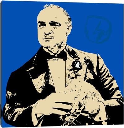 Fragmented Father Canvas Art Print - The Godfather