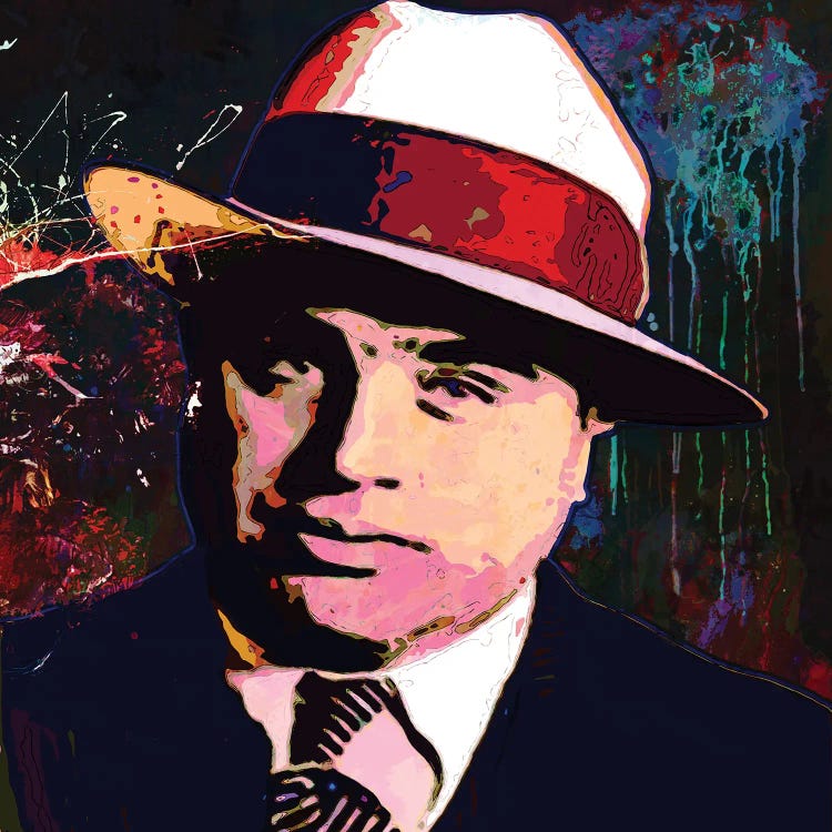 Al Capone by Gabriel Cozzarelli wall art