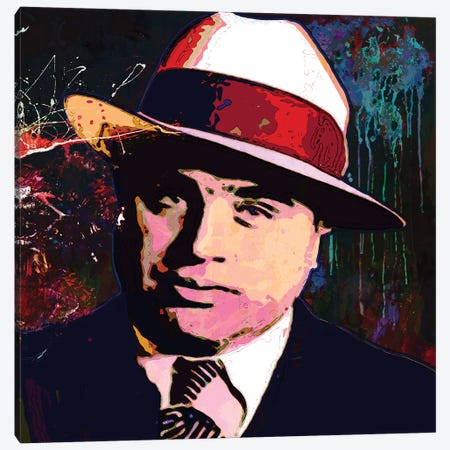 Al Capone Canvas Print #GCZ1} by Gabriel Cozzarelli Canvas Art