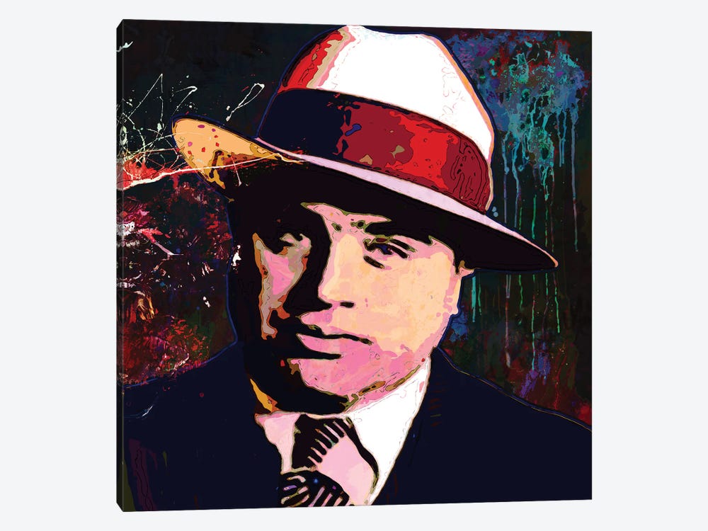 Al Capone by Gabriel Cozzarelli 1-piece Canvas Wall Art