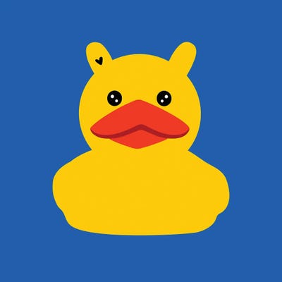 Canvas Print: Lucky Duck by Gabriel Cozzarelli - thumbnail