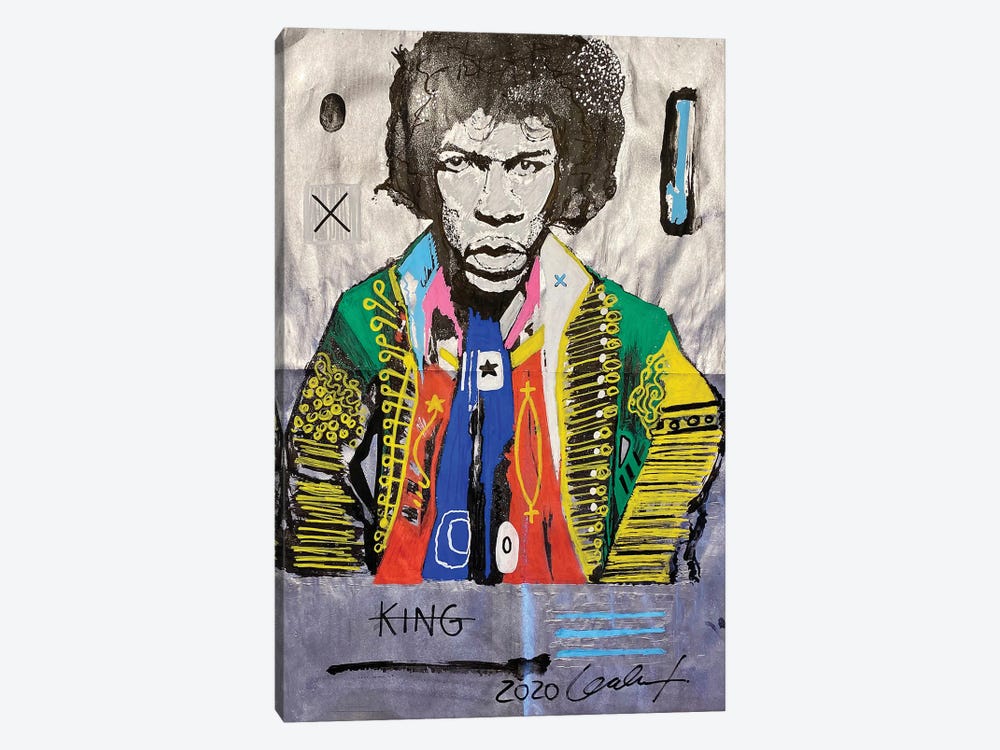 Hendrix NewsPaper by Gabriel Cozzarelli 1-piece Canvas Art Print