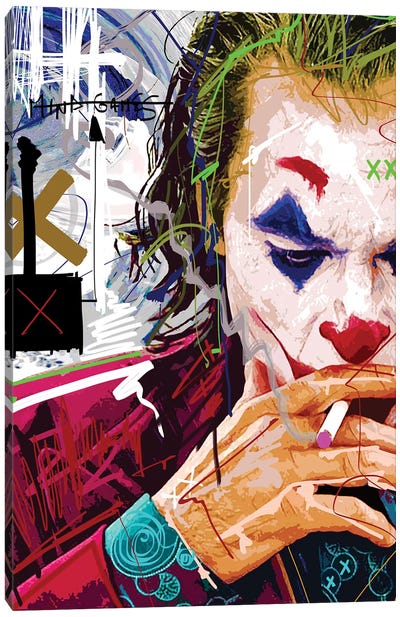 JK2 Canvas Art Print - The Joker