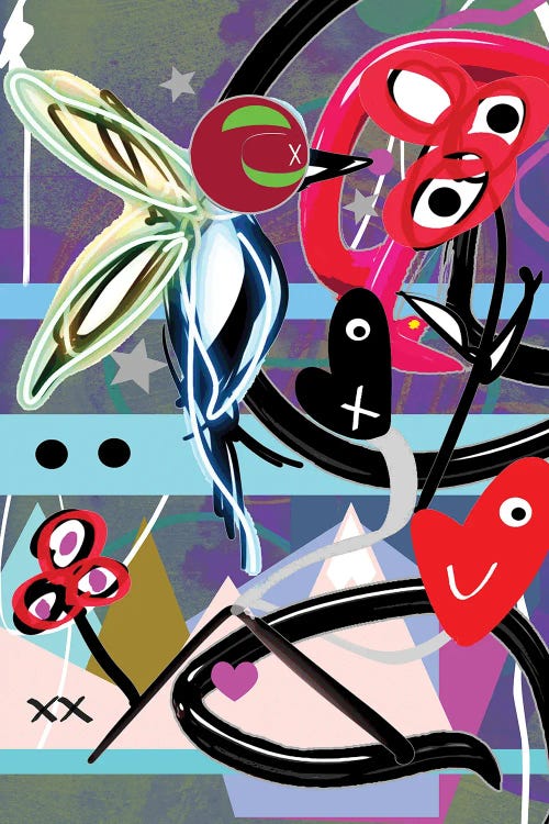 Light Hummingbird by Gabriel Cozzarelli wall art