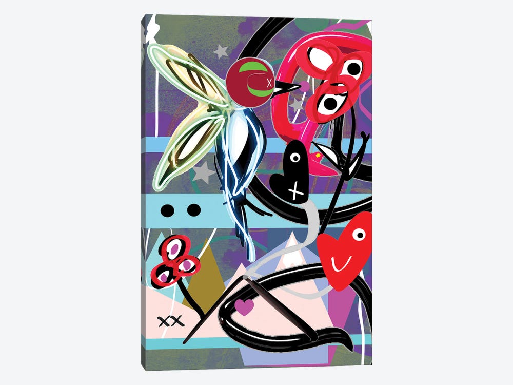 Light Hummingbird by Gabriel Cozzarelli 1-piece Canvas Art Print