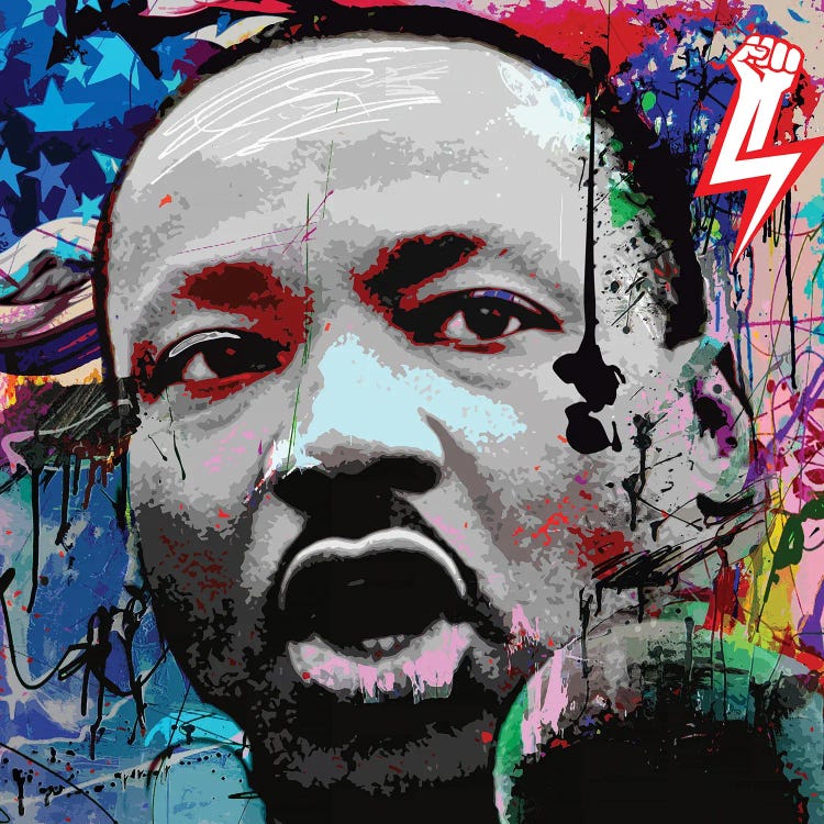 M L King by Gabriel Cozzarelli wall art