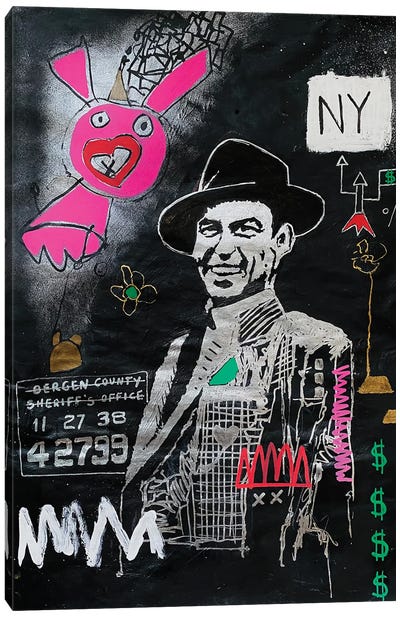 Music Gangster Canvas Art Print - Frank Sinatra