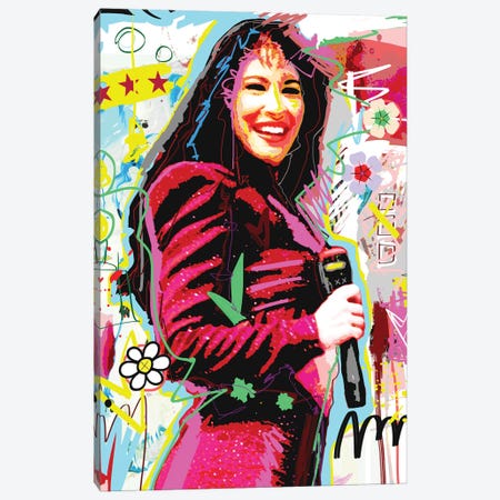 Selena X Canvas Print #GCZ51} by Gabriel Cozzarelli Canvas Artwork