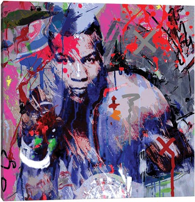 Tyson X Canvas Art Print - Boxing Art