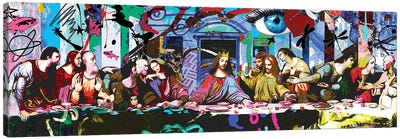 Last Soupper Canvas Art Print - The Last Supper Reimagined
