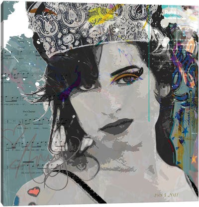 Valerie Canvas Art Print - Amy Winehouse