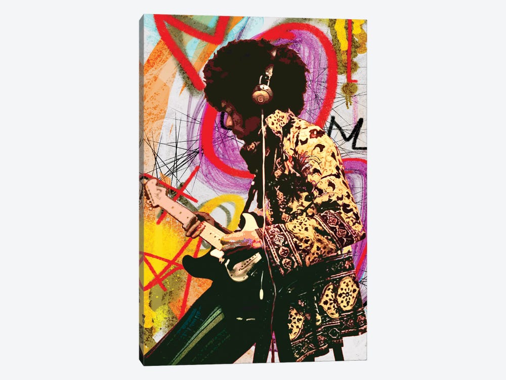 Hendrix X by Gabriel Cozzarelli 1-piece Canvas Wall Art