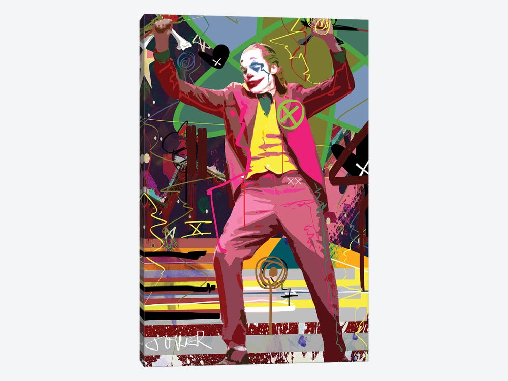 Clown Madness by Gabriel Cozzarelli 1-piece Canvas Art Print
