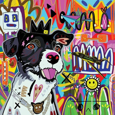 Jet Dog by Gabriel Cozzarelli framed wall art