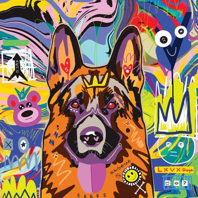 K9 by Gabriel Cozzarelli acrylic art print