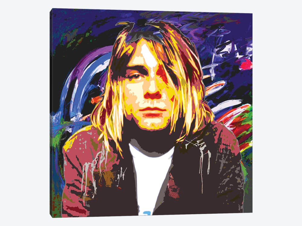 Cobain X by Gabriel Cozzarelli 1-piece Canvas Artwork
