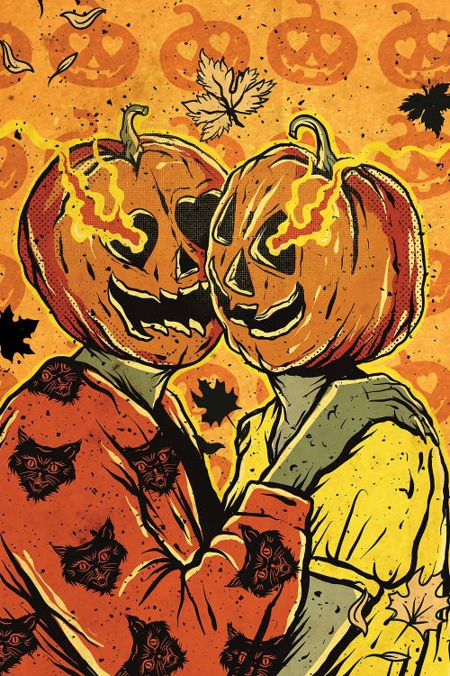 Halloween Love by Anderson Green Devil wall art