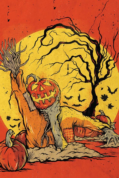 Halloween Rise by Anderson Green Devil wall art