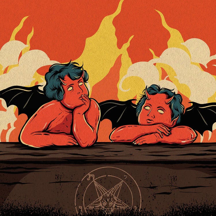 Little Devils by Anderson Green Devil wall art