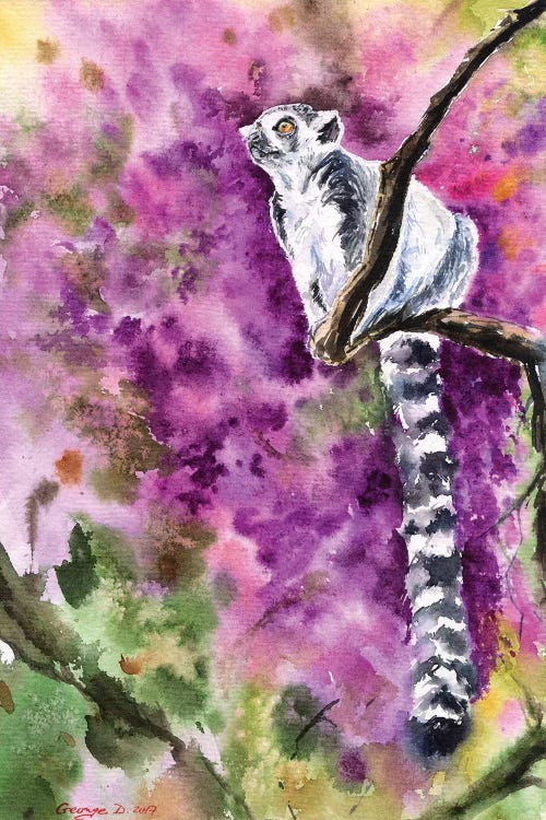 Lemur by George Dyachenko wall art