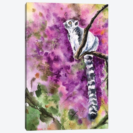 Lemur Canvas Print #GDY101} by George Dyachenko Canvas Art Print