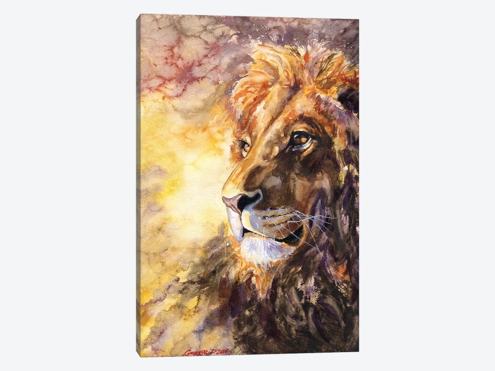 Lion I by George Dyachenko 1-piece Canvas Wall Art