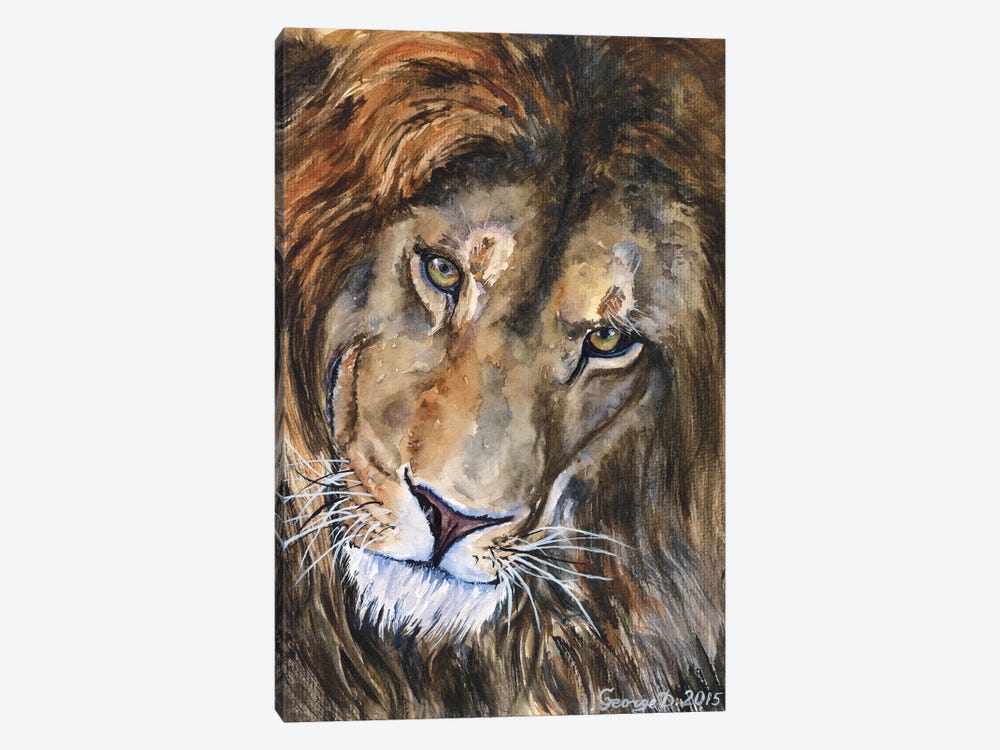 Lion II by George Dyachenko 1-piece Canvas Print