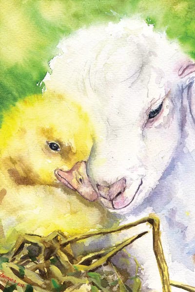 Kids Inspirational Art: Little Friends by George Dyachenko