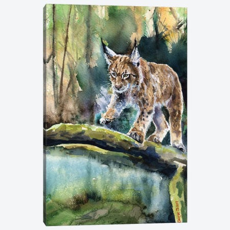 Lynx Canvas Print #GDY109} by George Dyachenko Art Print