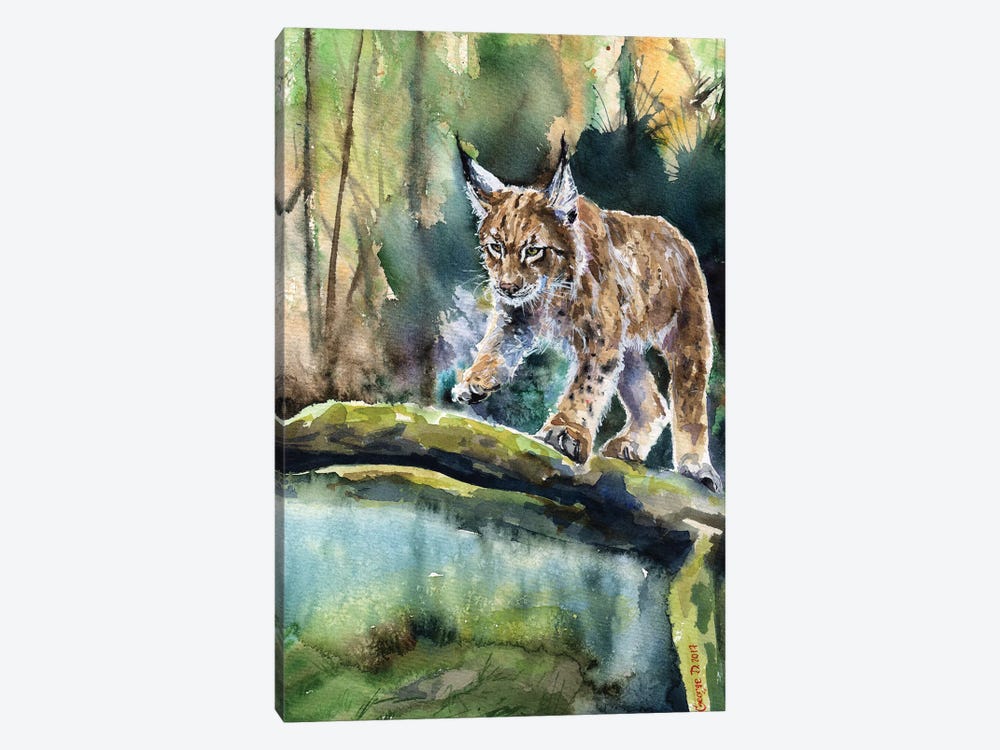 Lynx by George Dyachenko 1-piece Canvas Art