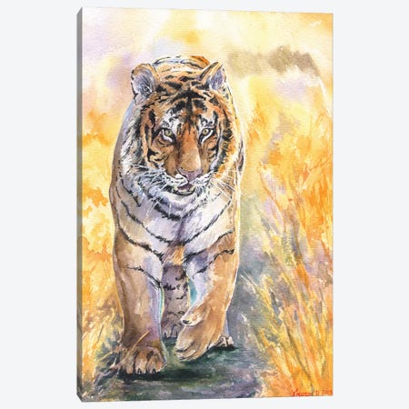 Tiger Canvas Print #GDY139} by George Dyachenko Canvas Artwork