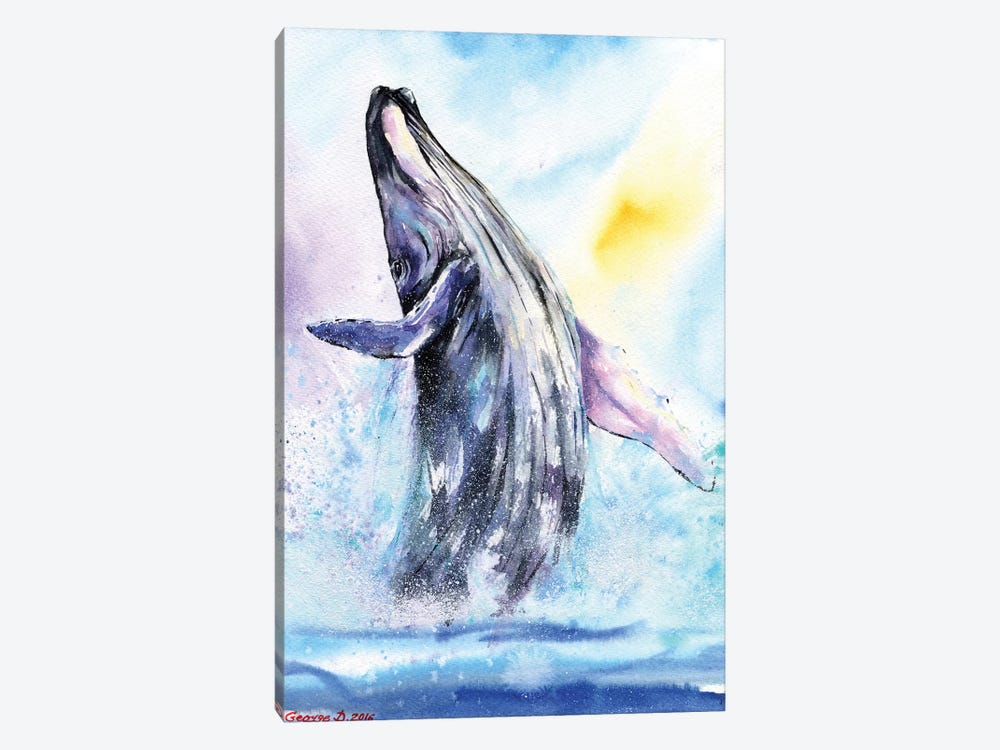 Whale by George Dyachenko 1-piece Canvas Print