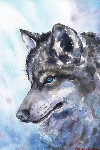 Wolf by George Dyachenko canvas print