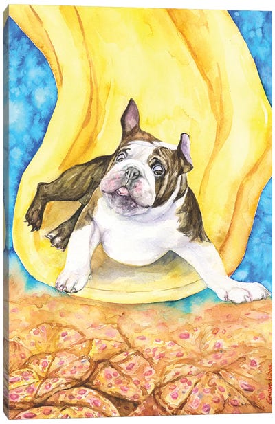 Dreams Canvas Art Print - Bulldog Art