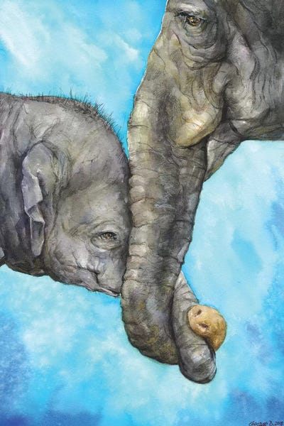 Baby Animals: Elephants - Pure Family by George Dyachenko