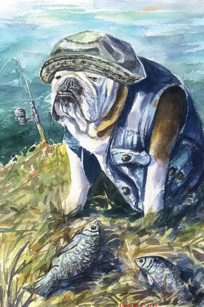 Bulldogs: Fishing by George Dyachenko
