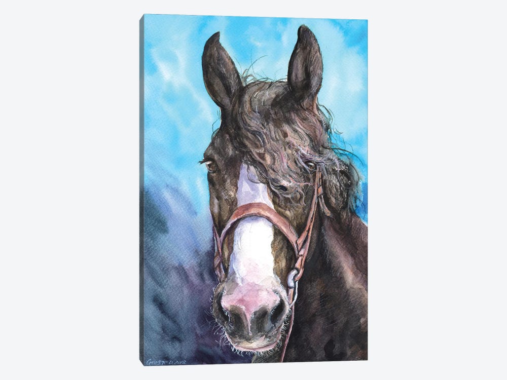 Horse by George Dyachenko 1-piece Canvas Art Print