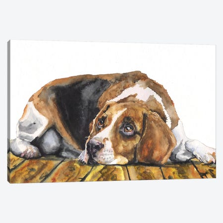 Beagle Canvas Print #GDY194} by George Dyachenko Canvas Print