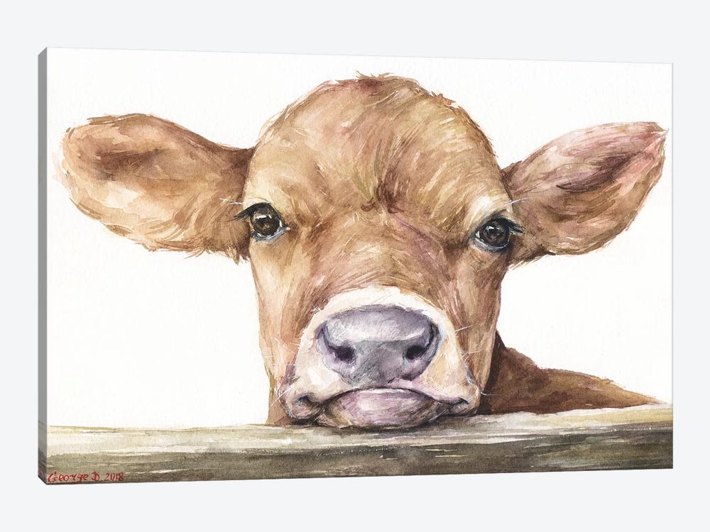 Calf by George Dyachenko 1-piece Art Print