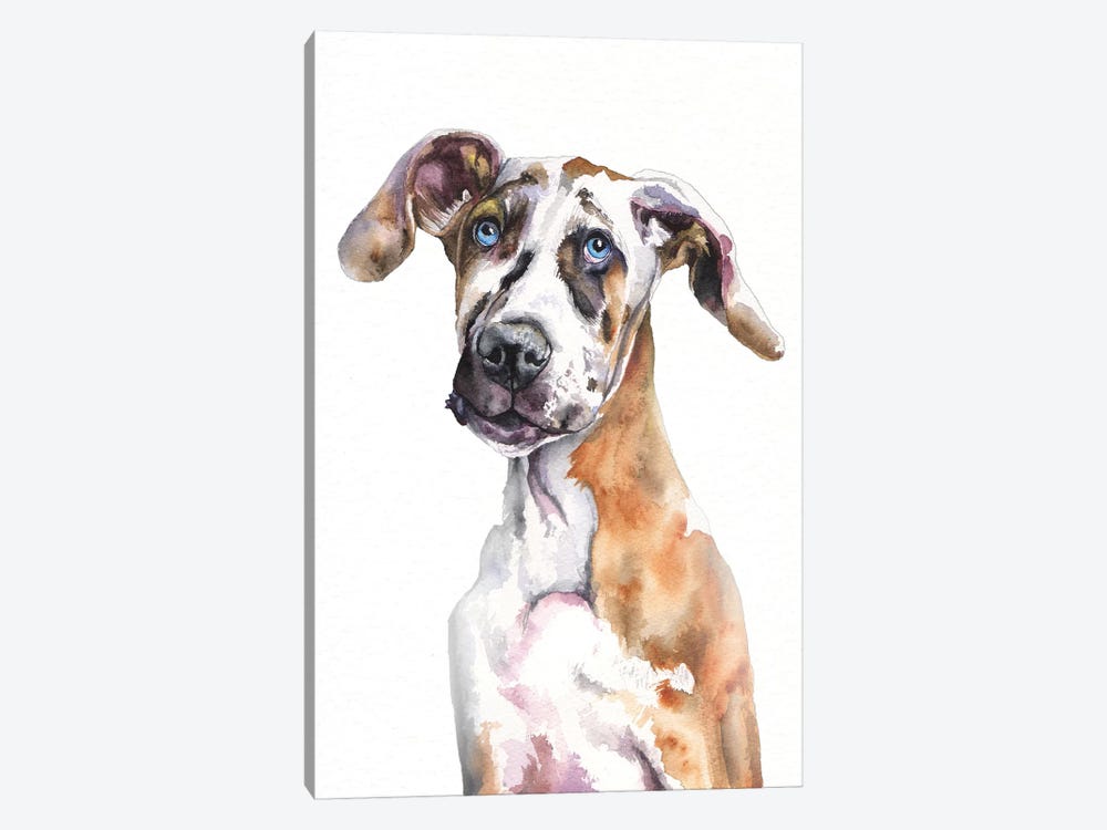 Great Dane Puppy by George Dyachenko 1-piece Art Print