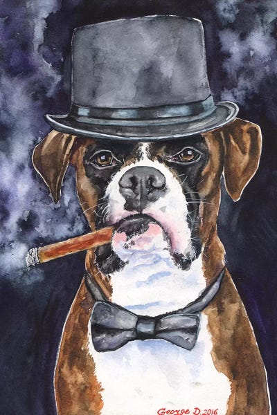 Brutal Boxer by George Dyachenko acrylic art print