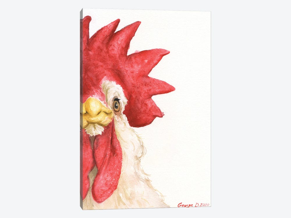 Chicken I by George Dyachenko 1-piece Canvas Art Print
