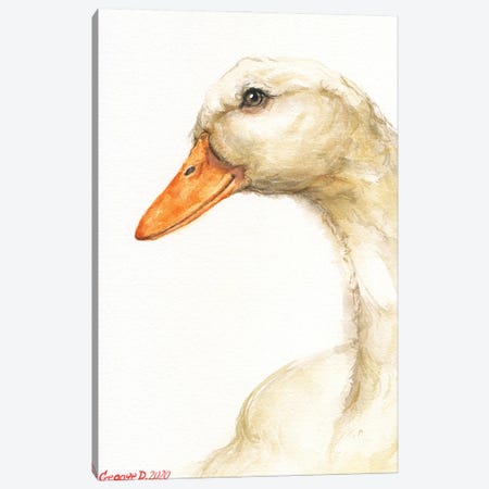 Goose Canvas Print #GDY273} by George Dyachenko Canvas Art Print
