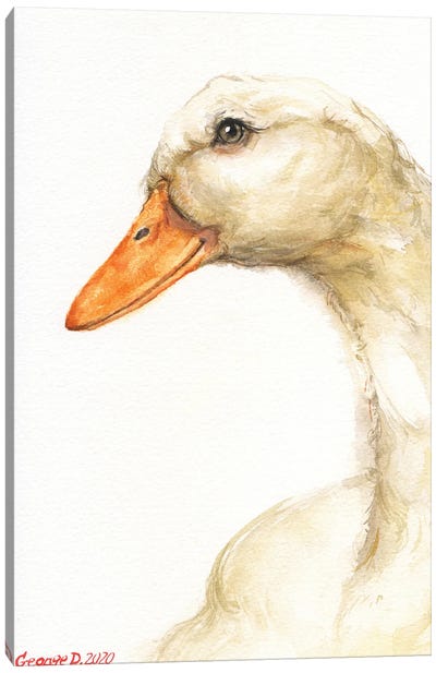 Goose Canvas Art Print - George Dyachenko
