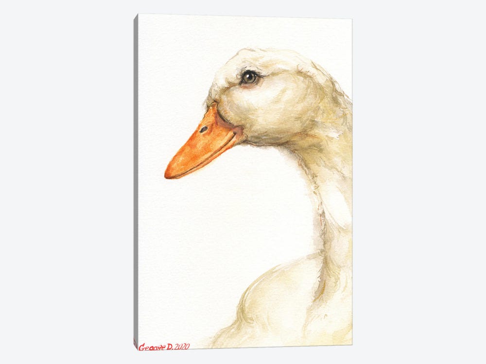 Goose by George Dyachenko 1-piece Canvas Art Print